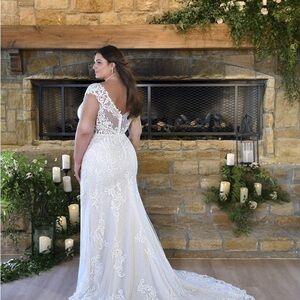 NWOT Stella York 7292, sz 26, Ivory Wedding Gown